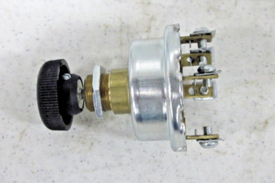 Universal Light Switch Three- Position Rotary- Round Knob-Made in USA