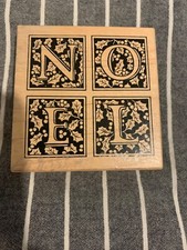 NOEL By Great Impressions Christmas Rubber Stamp