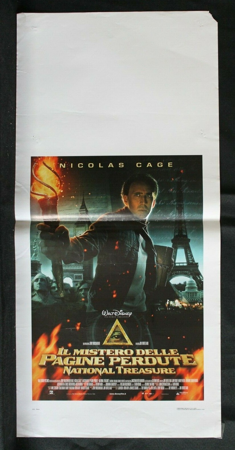 Locandina originale film Il mistero delle pagine perdute (2008) - Regia di Jon Turteltaub