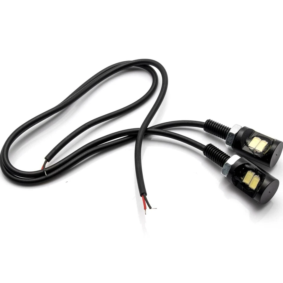2x License Plate Light Tag Screw Bolt Lamp 12V White LED Bulb for Car Motorcycle - Image 2 of 4