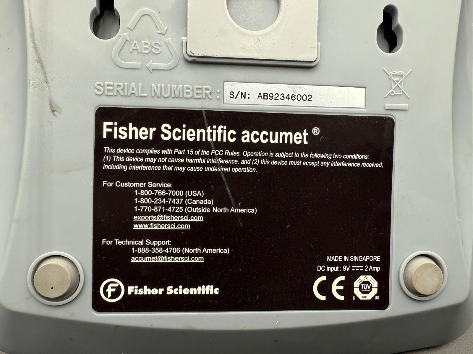 Fisherbrand Accumet AB200 pH/mV/Conductivity Meter