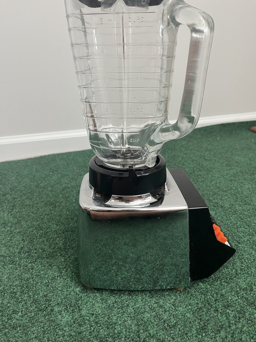 VTG Oster 847-01A Chrome Blender 70s MCM Tested 10 Speed