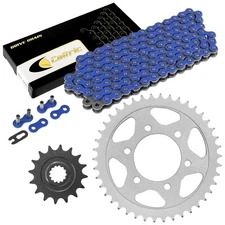 Blue Drive Chain And Sprocket Kit for Kawasaki ZR1000A Z1000 2003-2006