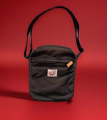Sac Crossbody Sacoche Levis® Strauss & remises Co / Retro Vintage Collector Bag / Noir
