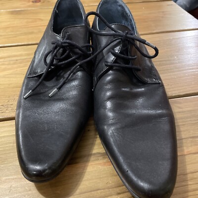 Mens Black Leather Winklepickers Size 44 UK 9.5 | eBay UK