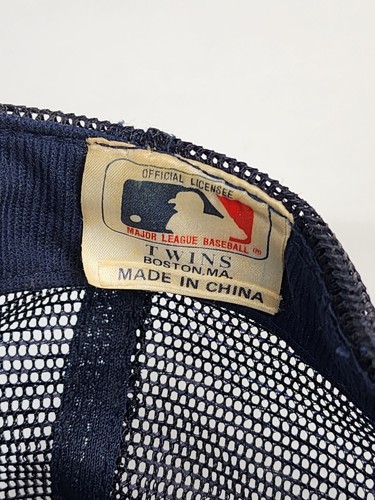 Atlanta Braves Twins Enterprise True Vintage Snapback Hat Cap Blue Red White MLB - Picture 6 of 6