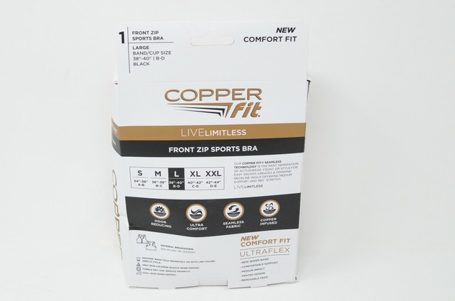 copper fit bra xxl