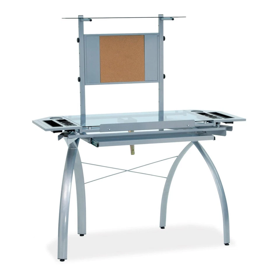 Studio Designs Futura Tower in Black With Clear Glass 10067 - Image 2 of 2