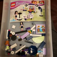 Lego #41305 Friends Emma's Photo Studio Complete 96 pcs, w/ instructions, No box