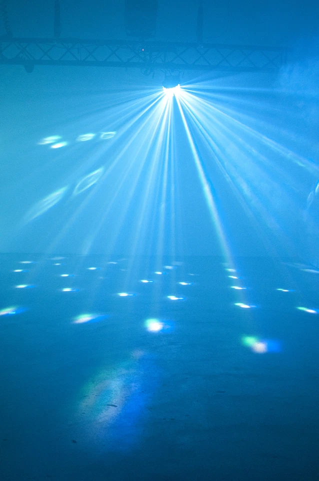 American DJ ADJ MINI DEKKER RGBW LED DMX Multi-Beam Derby/Strobe Effect Light - Image 4 of 4