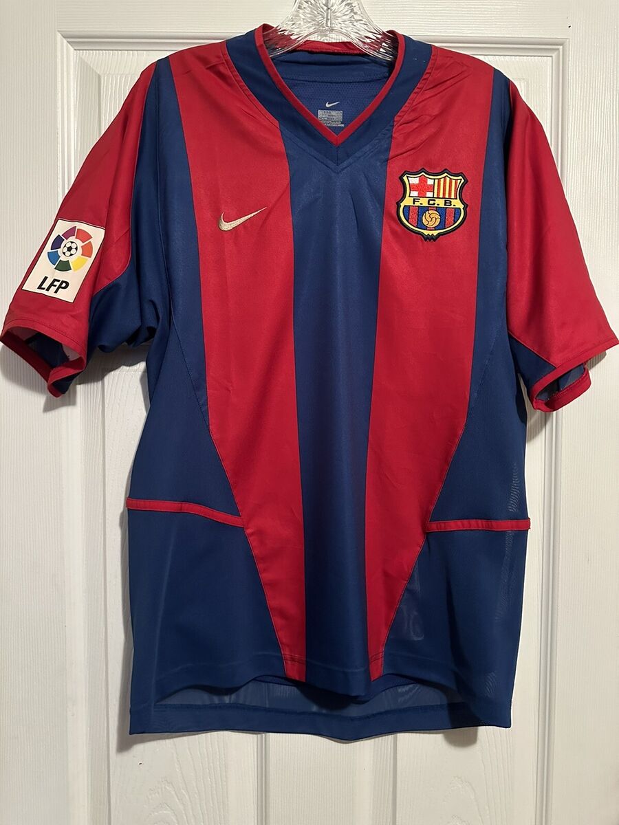 FC Barcelona Nike Home Jersey 02/03 #6 Xavi Size S Player FC Barcelona Nike Home Jersey 02/03 #6 Xavi Size S Player