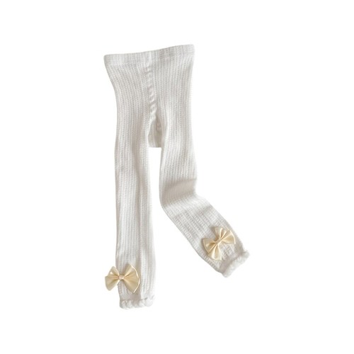 Cotton Leggings for Little Girls Lightweight Stretchy Design Baby Tights Soft - Picture 21 of 27