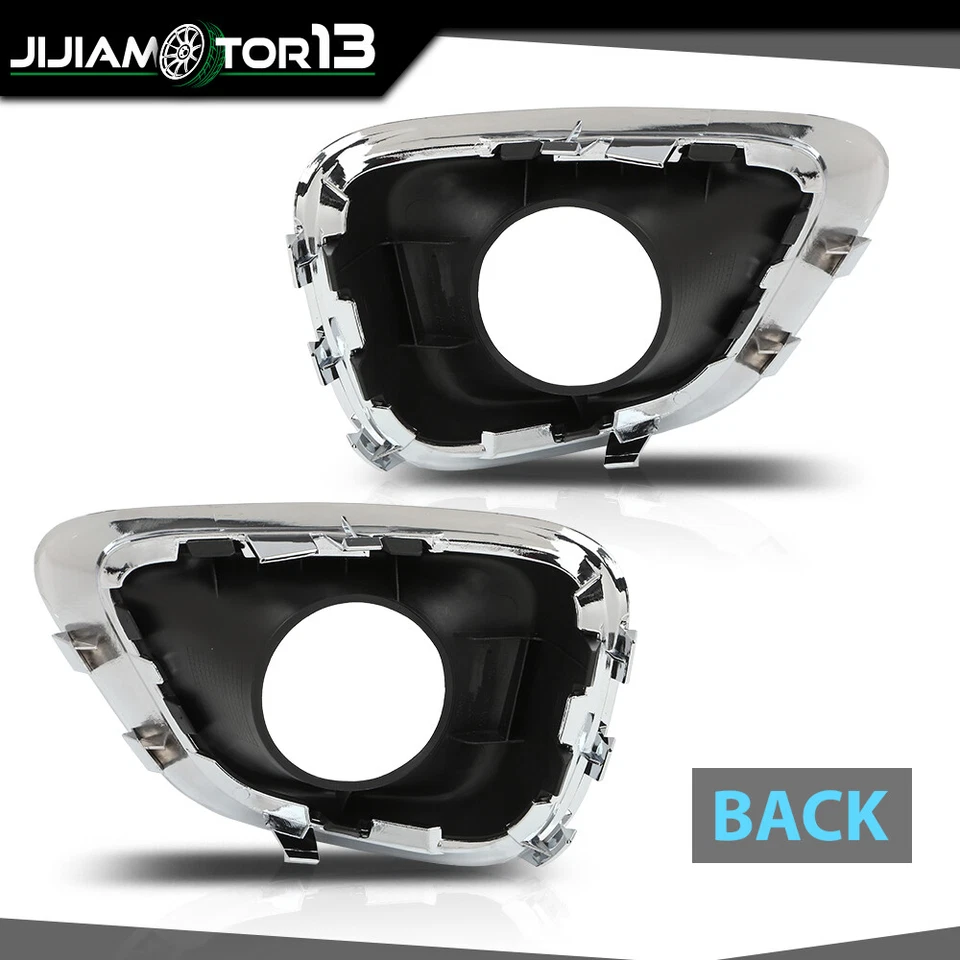 Fit For 2014-17 Jeep Compass Fog Light Trim Set of 2 Driver and Passenger Side - Image 4 of 4