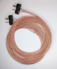 Pioneer SX Akai and Allied Speaker Plug Connectors With 8 Foot Wire Attached
