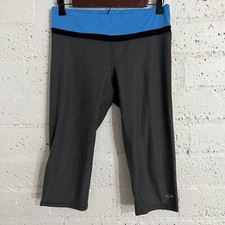 C9 By Champion Womens Athletic Leggings M Gray Workout Gym S4