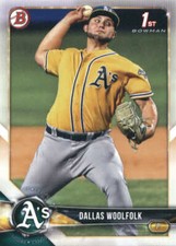 2018 Bowman Draft #BD127 Dallas Woolfolk 