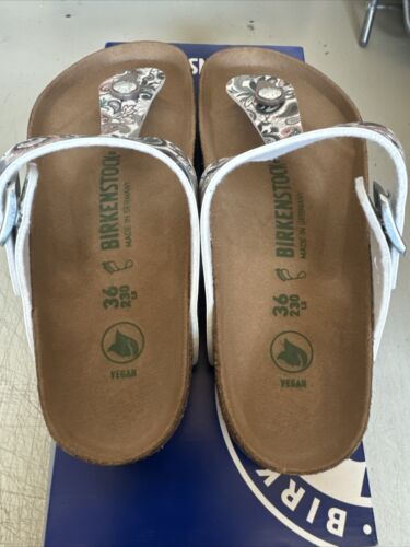PICK SIZE - Birkenstock Gizeh BS PAISLEY LIGHT ROSE Regular Fit Sandal - Picture 7 of 10