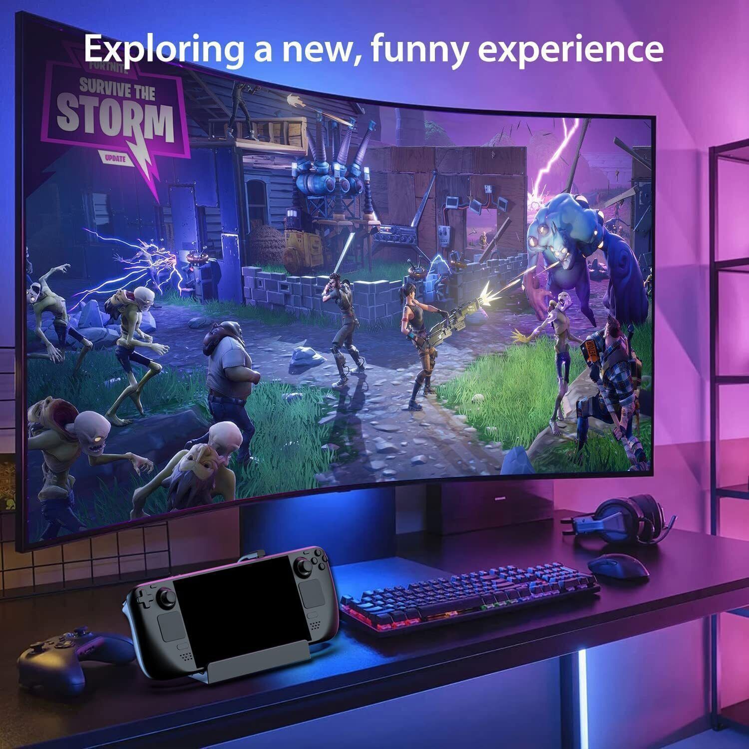 Antank 6-in-1 S5 Dock Stand LAN Mode Docking Station For Valve Steam Deck