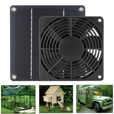 12V 3W Outdoor Solar Powered Panel Exhaust Roof Attic Fan Air Ventilation Vent
