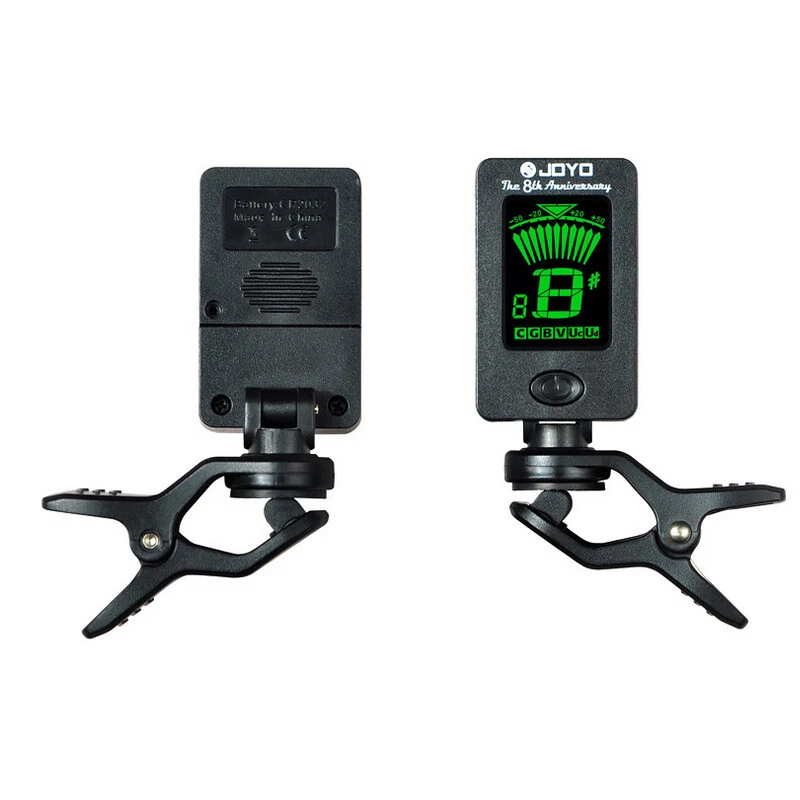 Lote de 5 piezas JOYO JT-01 Sintonizador con Clip 360 Grados Rotación Libre Multifunción Foto 2 de 4