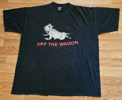Rare Vintage 90s 1997 L7 Band Off The Wagon T Shirt XL The