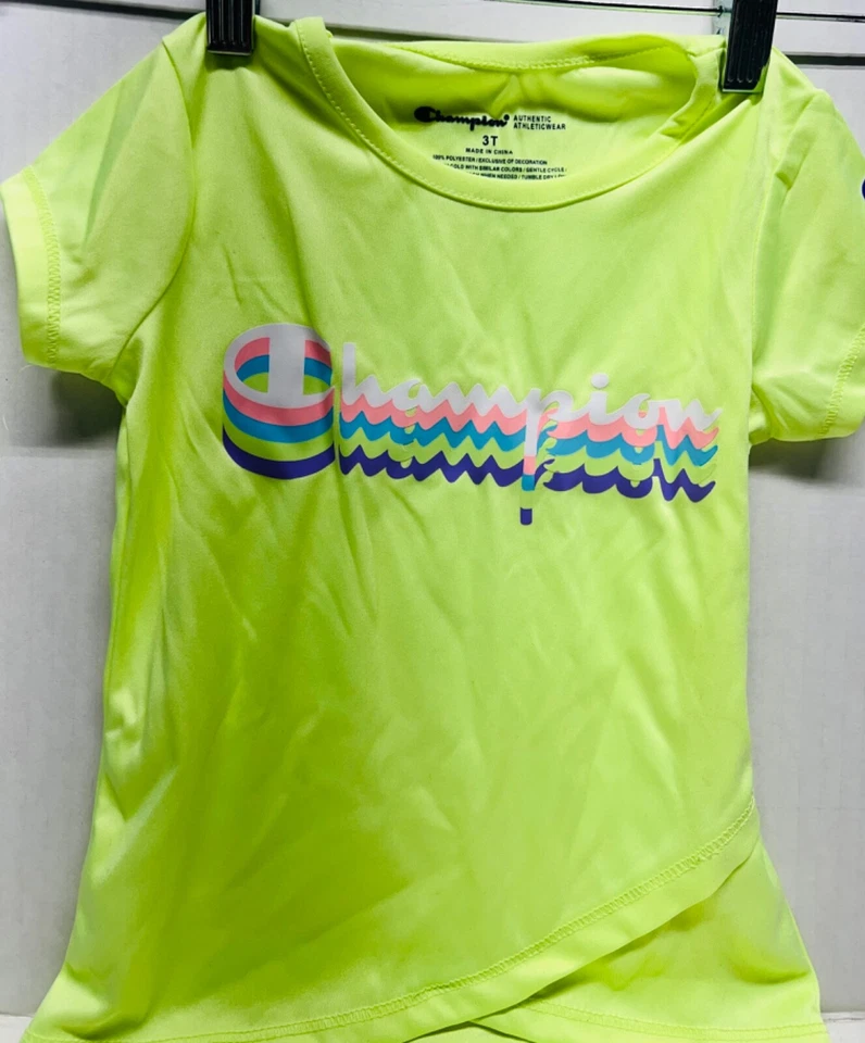 Champion niño pequeño gitl top 3T Foto 2 de 4