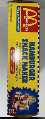 Vintage 1993 McDonald's Happy Meal Magic Hamburger Snack Maker | eBay