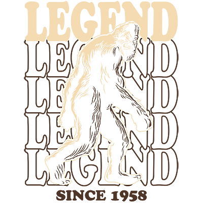 ALTRA T Shirt dalla S alla 2XL 3XL BIGFOOT LEGEND STACKED Umorismo Divertente Adulto