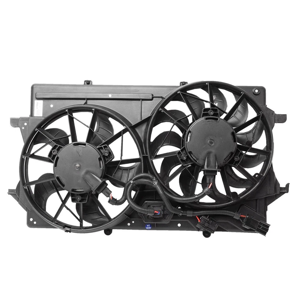 Conjunto de ventilador de refrigeración de radiador doble para Ford Focus 2000-2004 2,0 L 1S4Z8C607AA Foto 2 de 4