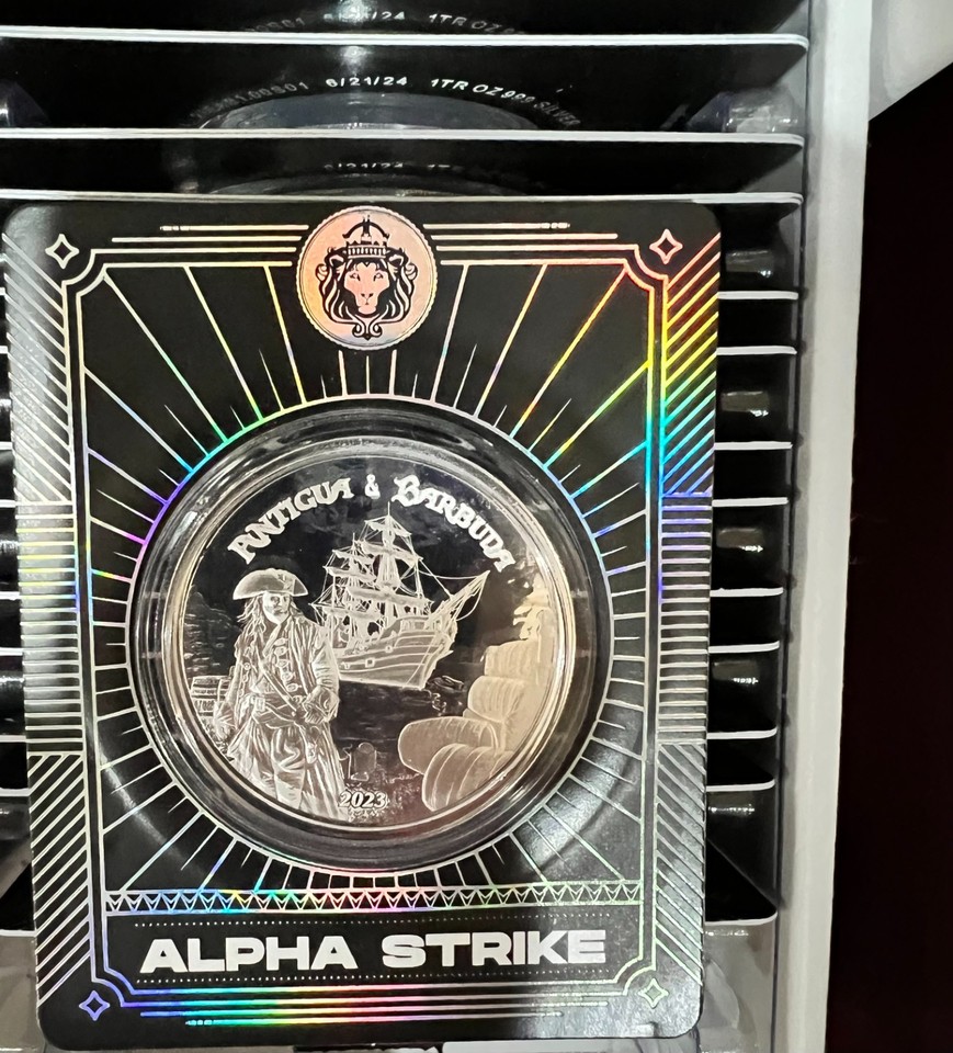 8- 1 oz .999 Fine Silver Coin BU Scottsdale ALPHA STRIKE | eBay