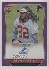 2015 Panini Prizm Rookie Signatures Violet Prizm Jalen Collins #RS-JC Auto 17h0