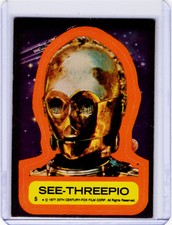 1977 Topps Star Wars C-3PO #5 Stickers
