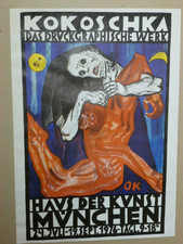 Ausstellungsplakat "Pietà" zur Ausstellung „Kokoschka: Das druckgraphische Werk“