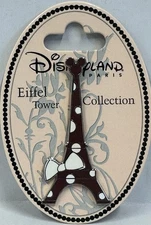 Trading Pin - Disney Disneyland Park - Minnie Mouse Eiffel Tower Paris NEW