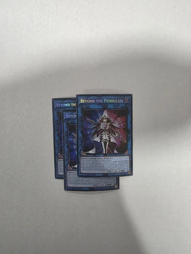 3X BEYOND THE PENDULUM 1ST EDITION PRISMATIC SECRET RARE MP23-EN087 YUGIOH!NM! - product listing photo