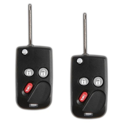 2 Keyless Entry Remote Car Fob Control Flip Key Transmitter Alarm for LHJ011