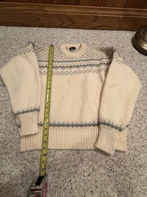 Vintage Pure New Wool Sport Sweater Made in Denmark Lazarus  Medium See Photos