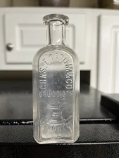 Chas Tatum Druggist Eatonton Ga Pharmacy Rx Bottle Pictorial