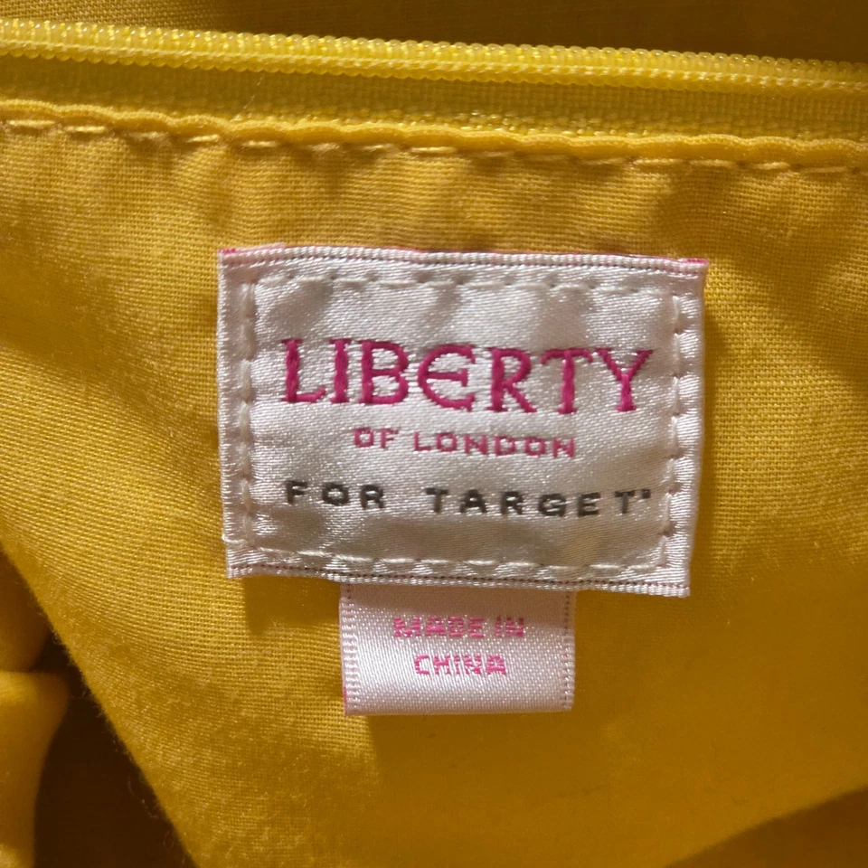 Vintage Liberty of London Susanna Sunflower Satchel Weekender Duffel Bag 17x12x5 - Image 4 of 4