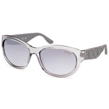 Guess Women's Sunglasses Grey/Other Plastic Cat Eye Full Rim Frame GU00131 6020C