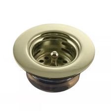 2-1/4 In. Midget Duo Post Style Bar Strainer in Polished Brass