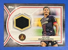 Topps 2023 MLS Miles Robinson Relic Player-Worn #R-MR Atlanta United FC Soccer