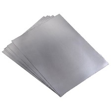 Flexible Graphite Foil Sheet Graphite Gasket Sheet 250x200x1mm, 5Pcs