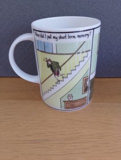 Hudson Middleton Mug " Tottering By Gently" . Annie Tempest. Fine Bone China