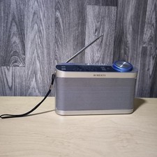 Roberts New Classic 993 Portable LW MW FM Radio Silver - Tested & Working (1)