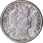 1916 10c Barber Dime ~ UNC Details