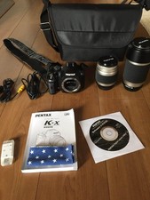 Pentax Digital SLR Camera 13 Megapixels with 2 Lenses and Accessories