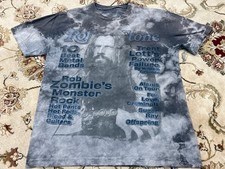 Rob Zombie Rolling Stone Official Shirt White Zombie Size Small