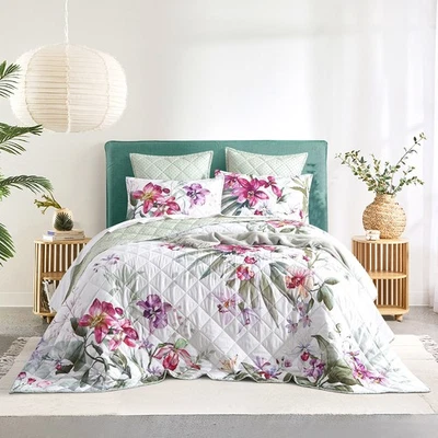 Renee Taylor Kashmir Quilted Reversible Coverlet Set