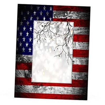 AUUXVA American Patriotic 5x7 Picture Frame, USA 4Th Of July 5x7 inch Flag